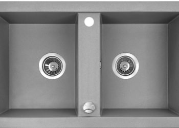 Barbados – poligran granite sink – 2 bowls