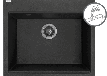 Tau – granite sink – 1 bowl